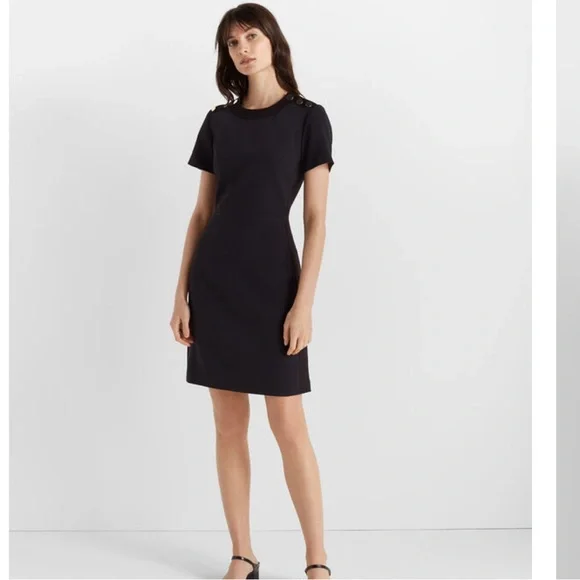 white christmas dresses Club Monaco Scoop Back Shirred Dress main image 1